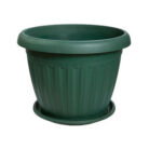 Set of 5 Thickened Pots - Green