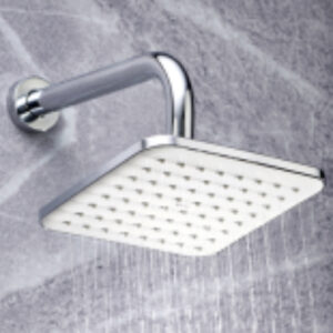 Cobra Pause Showerhead Sq 200 White F.Pl