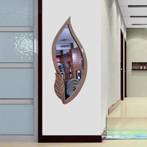 Curvel Wooden mirror Big natural Brown 94x37cm