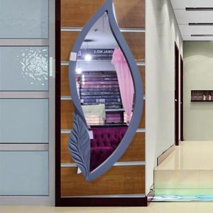 Curvel wooden mirror big Gray 94x37cm