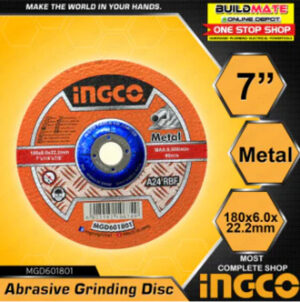 Abrasive Metal Cutting Disc Ingco Brand 7 Inch MCD301802.
Tikweld welding Supplies and services is the distributor and supplier of Ingco Tools and equipment in Nigeria. Our INGCO 7" Abrasive Metal Cutting Disc (MCD3010802) is an essential and...