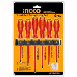 6 PCS Insulated Screwdriver Set INGCO HKISD0608
Tikweld welding Supplies and services is the distributor and supplier of Ingco Tools and equipment in NIgeria. Our 6 PCS Insulated Screwdriver Set INGCO HKISD0608 is solid and designed to last...