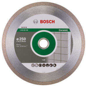 Bosch Diamond Cutting Disc Best for Ceramic, 250mm Ø, 30/25.40mm x 2.4mm x 10mm, Silver/Grey
Tikweld Welding Supplies and Services is the distributor of Bosch Power tools and accessories in Nigeria. Our  Bosch Diamond Cutting Disc...