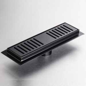 Shower Channel S/S 250mm â€“ Matt Black