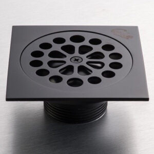 Square Shower Trap (Matt Black)