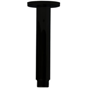 Black Shower Arm Vertical 150mm