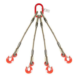 Steel Wire Sling with Eye Hook and Master Ring