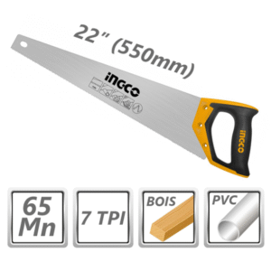 INGCO Hand Saw (HHAS08550)
Tikweld welding Supplies and services is the distributor and supplier of Ingco Tools and equipment in Nigeria. Our Ingco Hand Saw (HHAS08550) is a professional hand tool for woodworking and carpentry used to cut...